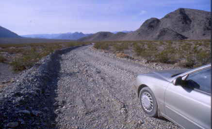 Piste zur Racetrack-Playa / Tal des Todes 